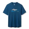 Футболка Rab Force Graphic Tee чоловіча Tempest Blue синя