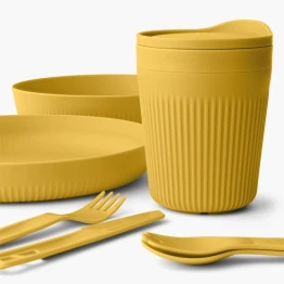 Набір посуду Sea to Summit Passage Dinnerware Set 1P 7 Piece Arrowwood Yellow жовтий