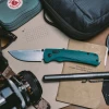 Ніж складаний SOG Flash AT Petrol Green/Satin блакитний