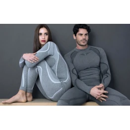 Термоштани Accapi Ergowool чоловічі Iron/Black сірі/чорні
