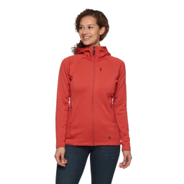Флісова кофта Black Diamond Factor Hoody жіноча Grenadine червона