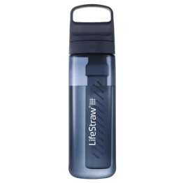 Пляшка-фільтр для води LifeStraw Go Filter Bottle 650mL Aegean Sea темно-синій