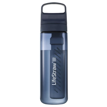 Пляшка-фільтр для води LifeStraw Go Filter Bottle 650mL Aegean Sea темно-синій