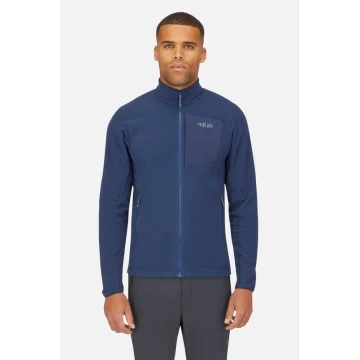 Флісова кофта Rab Tecton Jacket чоловіча Deep Ink синя
