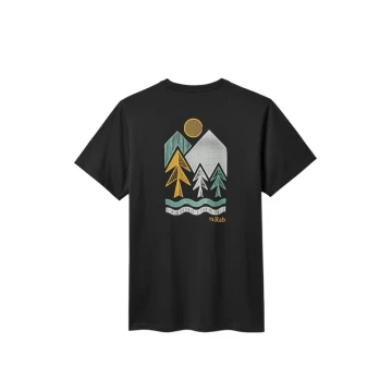 Футболка Rab Stance Vista Tee жіноча Black Beluga чорна