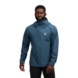 Куртка Black Diamond M Strataline Stretch Shell чоловіча Midnight Blue блакитна