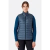 Безрукавка Rab Microlight Vest Wmns жіноча Tempest Blue синя