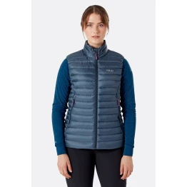 Безрукавка Rab Microlight Vest Wmns жіноча Tempest Blue синя
