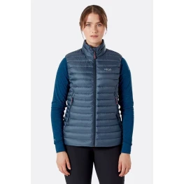 Безрукавка Rab Microlight Vest Wmns жіноча Tempest Blue синя
