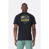 Футболка Rab Stance Mountain Peak Tee чоловіча Beluga чорна