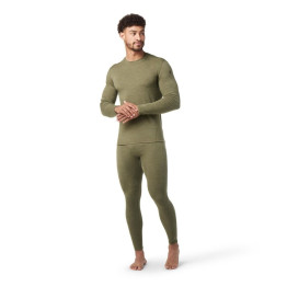 Термофутболка Smartwool Men's Merino 250 Baselayer Crew Boxed чоловіча Winter Moss Heather зелена
