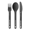 Набір столових приборів Sea to Summit Alpha Light Cutlery Set Grey сірий