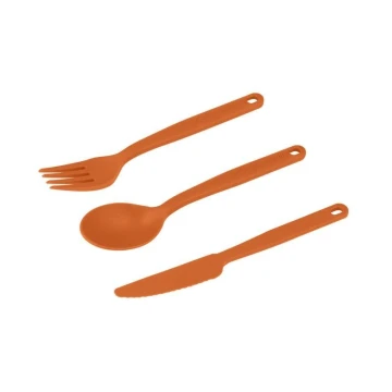 Набір столового приладдя Sea to Summit Camp Cutlery Set 3P Burnt Orange оранжевий