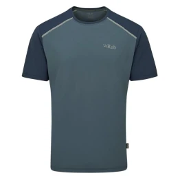 Футболка Rab Force Tee Orion Blue/Tempest Blue синя чоловіча