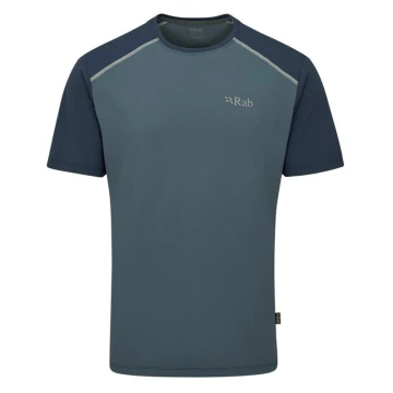 Футболка Rab Force Tee Orion Blue/Tempest Blue синя чоловіча 