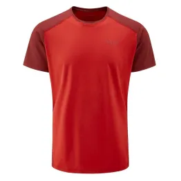 Футболка Rab Force Tee Ascent Red/Oxblood Red червона чоловіча