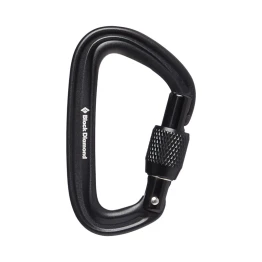Карабін Black Diamond LiteForge Screwgate Carabiner Black чорний