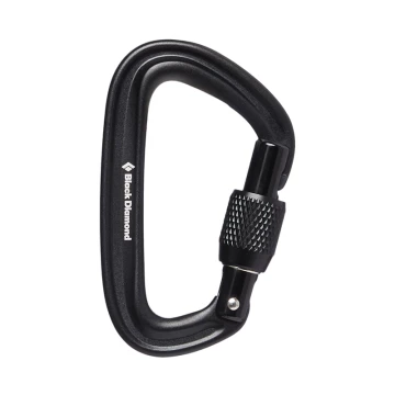 Карабін Black Diamond LiteForge Screwgate Carabiner Black чорний