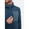 Фліс Rab Superflux Hoody чоловічий Tempest Blue синій
