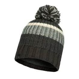 Шапка Buff Knitted & Fleece Hat Stig чоловіча Grey сіра
