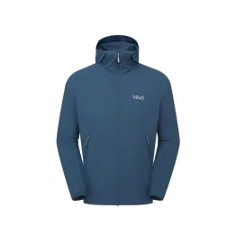 Куртка Soft Shell Rab Borealis Hoody чоловіча Tempest Blue синя