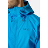 Куртка Rab Downpour Jacket чоловіча Tempest Blue синя