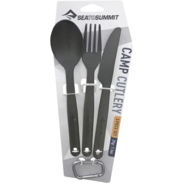 Набір столових приборів Sea to Summit Camp Cutlery Set Charcoal темно-сірий