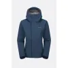 Куртка Rab Downpour Jacket Wmns жіноча Tempest Blue синя