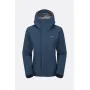 Куртка Rab Downpour Jacket Wmns жіноча Tempest Blue синя