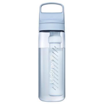 Пляшка-фільтр для води LifeStraw Go Filter Bottle 650mL Icelandic Blue білий