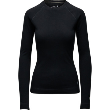 Термокофта Smartwool Women's Merino 250 Baselayer Crew Boxed жіноча Black чорна Термокофта Smartwool Women's Merino 250 Baselayer Crew Boxed жіноча Black чорна