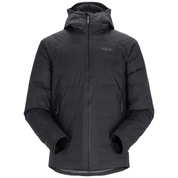 Куртка Rab Valiance Jacket для чоловіків Black чорна