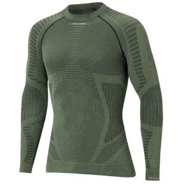 Термофутболка Accapi XPerience чоловіча Military Black зелена
