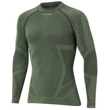 Термофутболка Accapi XPerience чоловіча Military Black зелена