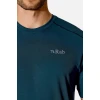 Футболка Rab Force Esker Tee чоловіча Tempest Blue синя 