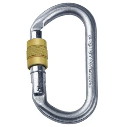 Карабін Singing Rock Keylock Connector Screw 30kN сірий