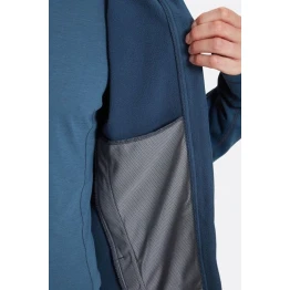 Фліс Rab Modulus Hoody чоловічий Tempest Blue синій