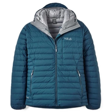 Куртка Rab Microlight Windstopper Hoody чоловіча Tempest Blue синя