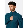 Фліс Rab Tecton Jacket чоловічий Tempest Blue синій