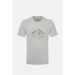 Футболка Rab Crimp Reflection Tee Light Zinc сіра чоловіча