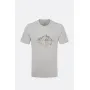 Футболка Rab Crimp Reflection Tee Light Zinc сіра чоловіча