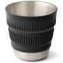 Горнятко Sea to Summit Detour Stainless Steel Collapsible Mug Beluga Black чорне