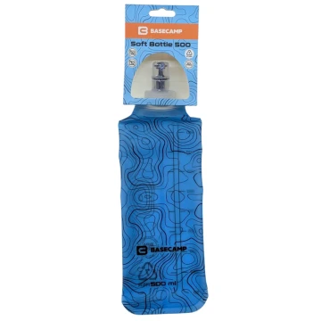 Фляга м'яка для води Base Camp Soft Bottle 500 синя