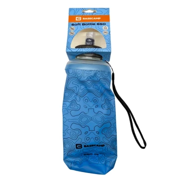Фляга м'яка для води Base Camp Soft Bottle 650 синя Фляга м'яка для води Base Camp Soft Bottle 650 синя
