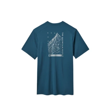 Футболка Rab Force Esker Tee чоловіча Tempest Blue синя 