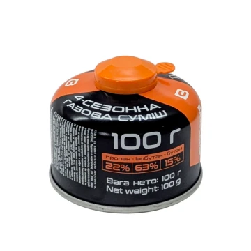Газовий балон BaseCamp 4 Season Gas 100 г Газовий балон BaseCamp 4 Season Gas 100 г
