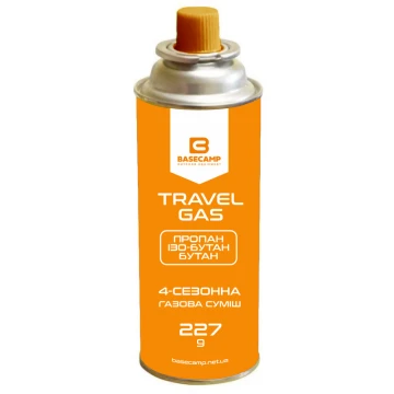 Газовий балон BaseCamp Travel Gas 227 g Газовий балон BaseCamp Travel Gas 227 g