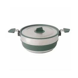 Казанок Sea to Summit Detour Stainless Steel Collapsible Pot 3 L Laurel Wreath Green зелений
