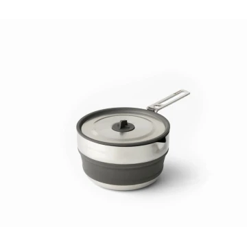 Казанок Sea to Summit Detour Stainless Steel Collapsible Pouring Pot 1,8 L Stainless Steel сталевий