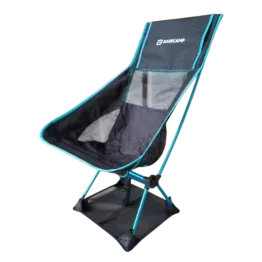 Крісло кемпінгове BaseCamp Compact L Black/Blue чорне/синє